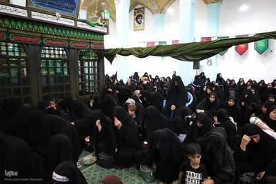 مراسم شیرخوارگان حسینی در امامزاده سیدمحسن(ع) تیرانچی