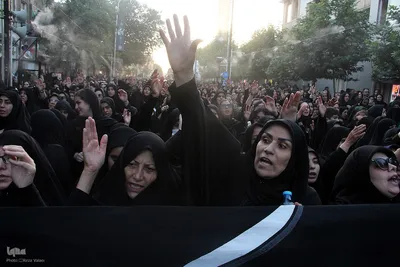 دسته عزاداری عصر عاشورا در زنجان