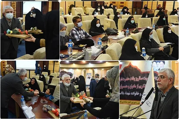 مراسم تجلیل از مادران و همسران شهدا در گرگان برگزار شد