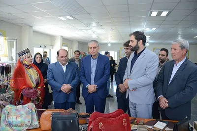 بازدید معاون وزیر تعاون، کار و رفاه اجتماعی از نمایشگاه طرح ملی توسعه مشاغل خانگی‎‎‎‎