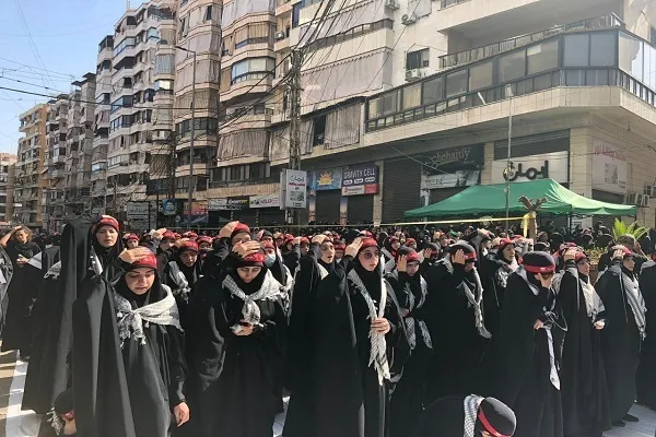 Lübnanlı kadınlardan Aşura yürüyüşü | Fotoğraf