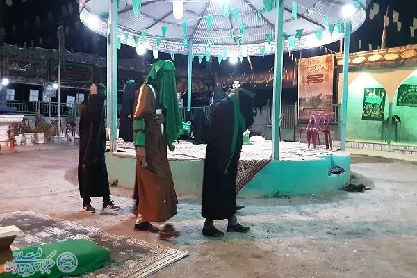 سومین شب از برگزاری چهاردهمین سوگوار تعزیه «غریب» شهرستان نور