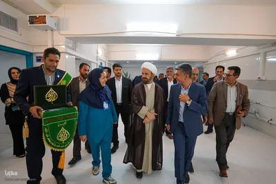 افتتاح بخش دیالیز دارالشفاء حرم مطهر به مناسبت روز بزرگداشت حضرت شاهچراغ(ع)