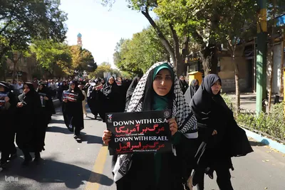 راهپیمایی بشارت نصر در تبریز