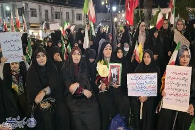 هشتاد و پنجمین اجتماع باشکوه مردم بابلسر در دفاع از میهن