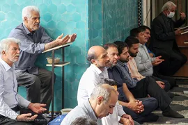 نماز عید غدیر در مسجد امیرچقماق و پیاده روی سادات در یزد‎‎