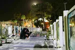 آیین شام غریبان در گلستان شهدای اصفهان‎