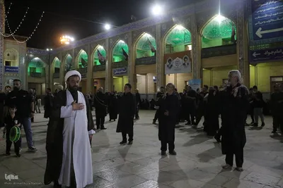 مراسم عزاداری حسینی هیات عاشقان ثارالله (ع) شیراز در شاهچراغ(ع)