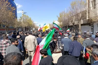 مراسم تشییع پیکر شهید سردار «محمدحسین صوفی»