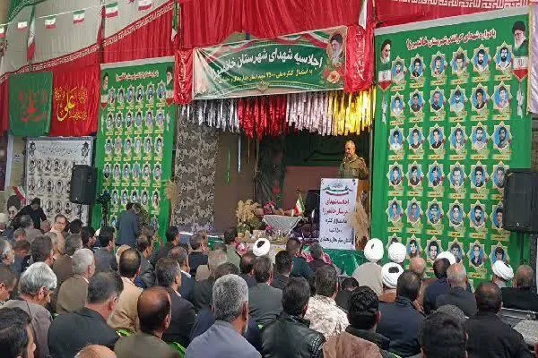 اجلاسیه شهدای شهرستان خانمیرزا برگزار شد