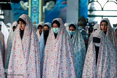 برگزاری نماز جماعت باشکوه دانش آموزی