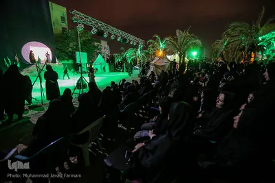 مراسم عزاداری شب عاشورای حسینی در تهران