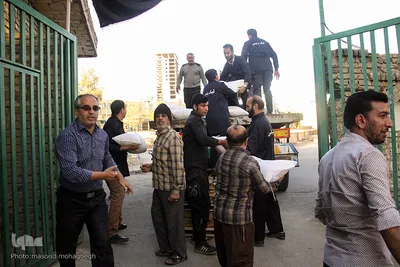 عزام موكب مردمي لبيك يا حسين(ع) سمنان براي خدمت رساني به زائران اربعين
