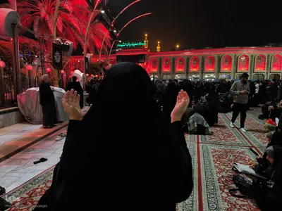 حال و هوای بین الحرمین در شام شهادت حضرت زینب(س)