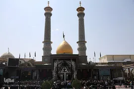مراسم عزاداری عاشورای حسینی در حرم مطهر حضرت عبدالعظیم حسنی (ع)