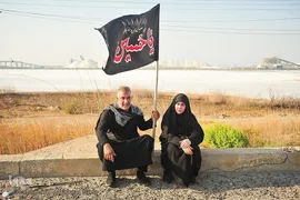 حرکت کاروان مشایه الحسین از بندر امام خمینی(ره) به سمت کربلا
