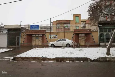 بارش برف در اهر