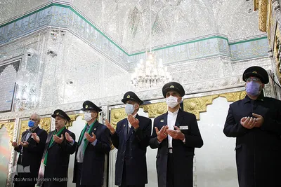 غبار روبی امامزاده جعفر (ع) یزد به مناسبت میلاد حضرت زینب کبری (س)‎‎