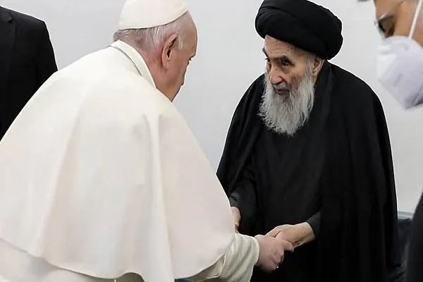 السيد السيستاني في رسالة إلى البابا فرنسيس: لنبذ الكراهية وتثبيت قيم التآلف