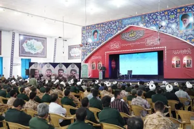 مراسم تکریم و معارفه مسئول جدید دفتر نمایندگی ولی فقیه در سپاه حضرت ابوالفضل(ع) لرستان