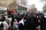 مراسم تجمع مردم اهر در سوگ رهبر شهید انقلاب