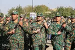 مراسم صبحگاه مشترک نیروهای نظامی و انتظامی استان همدان
