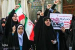 اجتماع مردمی قم در حرم حضرت معصومه