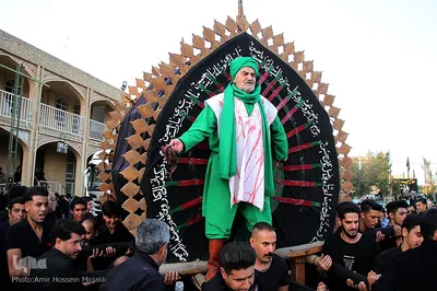 عزاداری سنتی روز اربعین در امامزاده سید جعفر محمد(ع) یزد