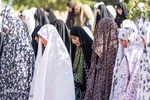 نماز عید قربان در امام‌زاده طاهر کرج