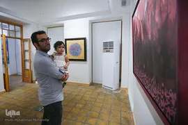 افتتاح نمایشگاه نقاشی خط ربنا
