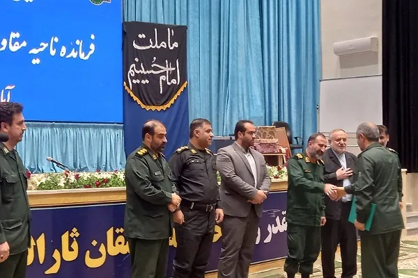 آیین معارفه فرمانده جدید ناحیه مقاومت بسیج سپاه گرگان