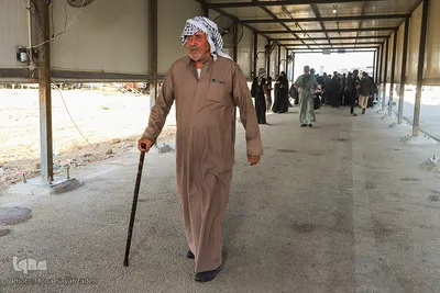 تردد زائران اربعین در مرز چذابه