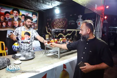 خدمت رسانی مواکب حسینی در مرز شلمچه عکاس محمد محمدعلی پور