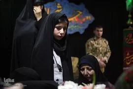 وداع با پیکر شهید مدافع حرم حمزه کاظمی