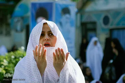 نماز عید سعید فطر در جوار حرم حضرت امام زاده حسن (ع)
