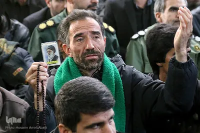 مراسم تشییع شهید هادی کاردیده در بیرجند