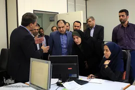 بازدید محمدخدادی مدیر عامل خبرگزاری ایرنا از تحریریه خبرگزاری بین المللی ایکنا