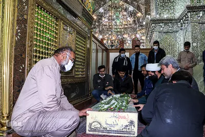 مراسم عزاداری دهه فاطمیه با حضور شهید گمنام‎‎