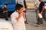 پذیرایی موکب روستایی سنگ‌سفید شازند از زائران حسینی