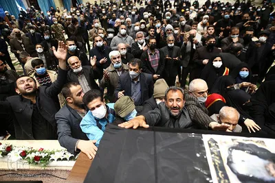 تشییع پیکر آیت‌الله علوی گرگانی - گرگان