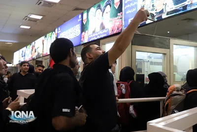 تردد زائران اربعین‌ از مرز بین‌المللی خسروی 