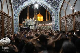 عزاداری شب شهادت امام جواد(ع) در حرم حضرت معصومه(س)