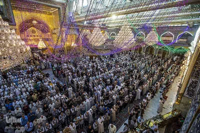 نماز عید سعید قربان در حرم اباالفضل العباس (ع)