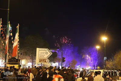 نورافشانی به مناسبت چهل و سومین سالگرد پیروزی انقلاب اسلامی