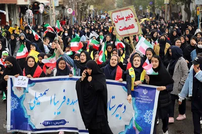 حضور پرشور مردم اهر در راهپیمایی 13 آبان
