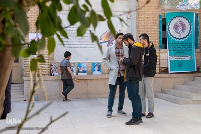 اعتکاف در مسجد آقابابا خان