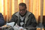 حسین محمدی، پیشکسوت قرآنی در جلسه کارگروه قرآن شورای راهبردی و سیاست گذاری چهلمین سالگرد پیروزی انقلاب اسلامی استان مرکزی