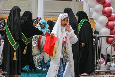 جشن دختران روزه‌ اولی در حرم مطهر حضرت شاهچراغ(ع)