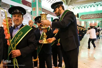 آیین خطبه خوانی در روز ولادت کریمه اهل بیت حضرت معصومه(س)