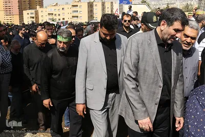 تشییع شهید گمنام در سوهانک تهران